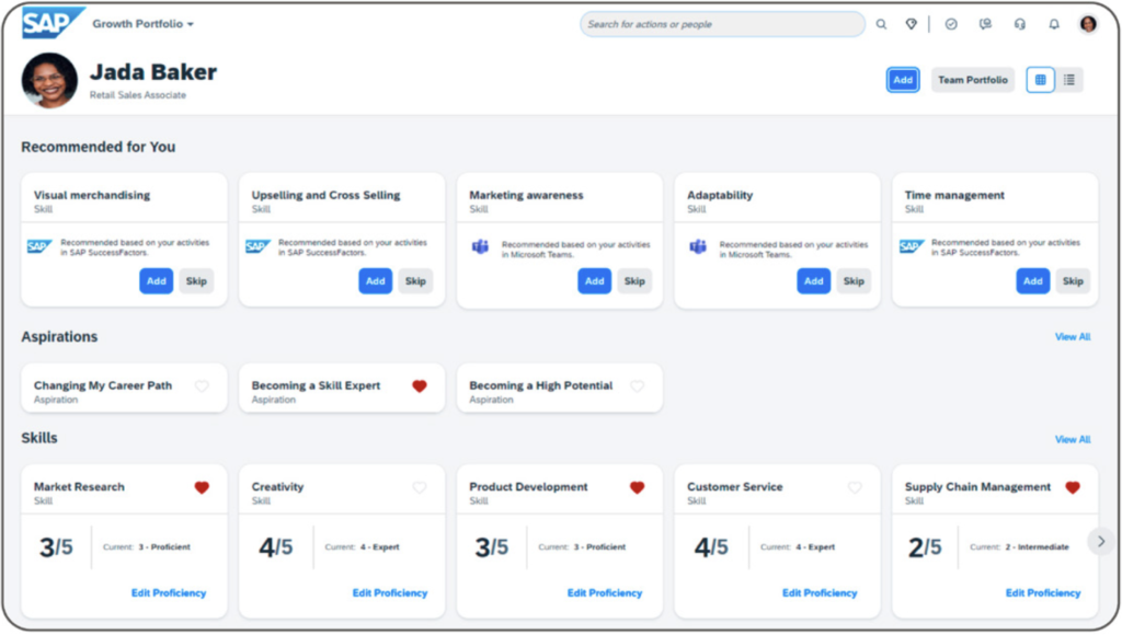 SAP-SuccessFactors-Entwicklungsvorschläge