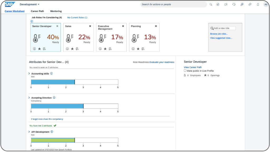 SAP-SuccessFactors-Mitarbeiter-Dashboard